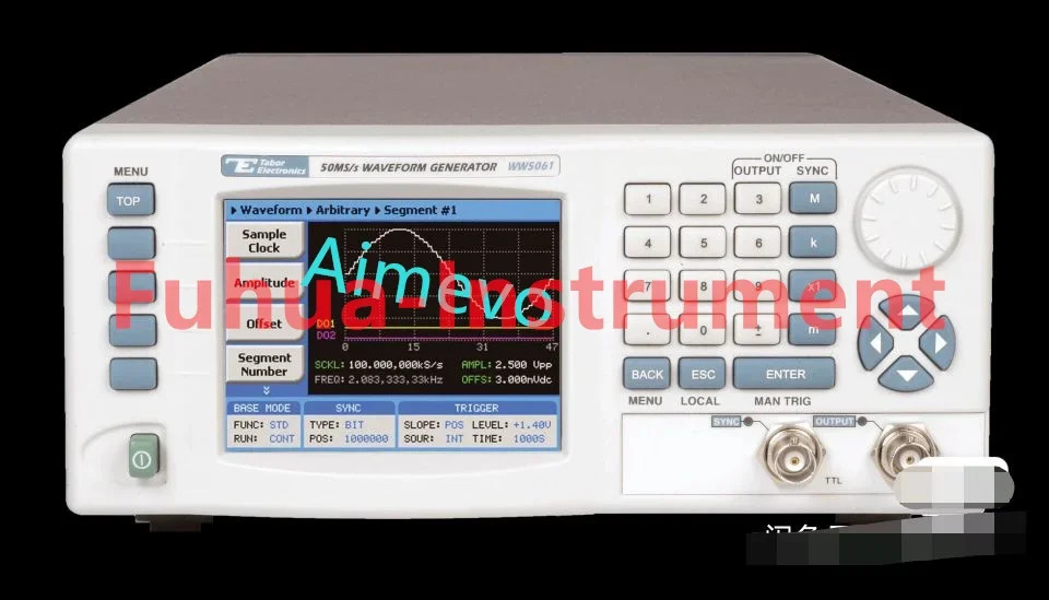 TABOR ELECTRONICS WW5061 임파형 함수 발생기 새