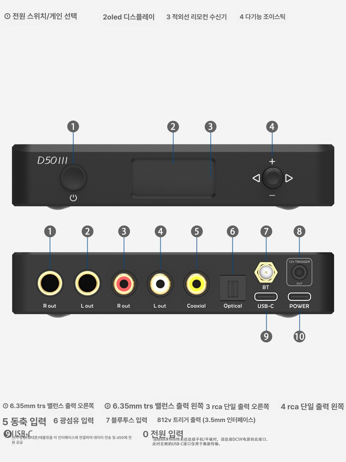 데스크탑 HIFI 오디오 디코더 ES9039Q2M PEQ 조절 블랙 - 상세 이미지 5