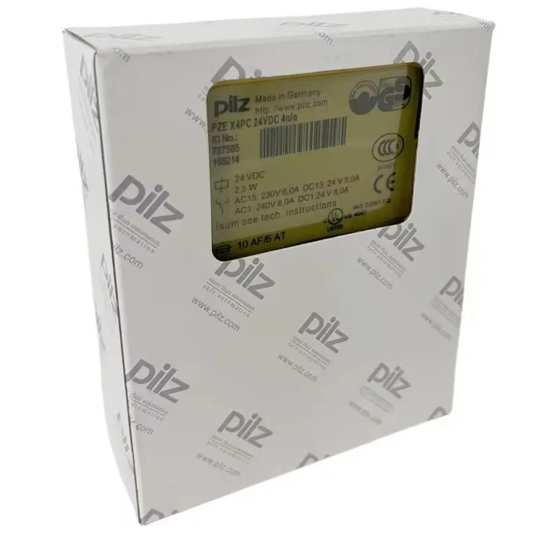 Pilz 787585 안전 릴레이 보안 모듈 PZE X4P C 24VDC 4n/o 신