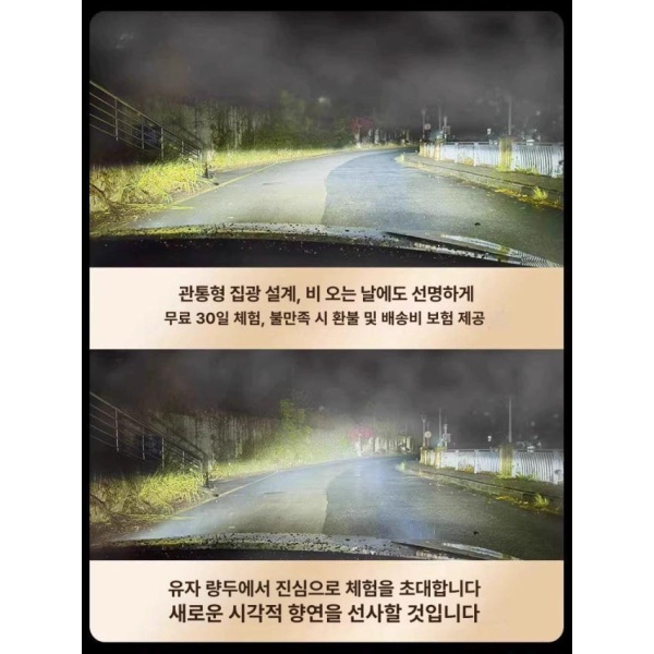 슈퍼 자동차 조명 고성능 헤드램프 원거리 근거리 밝은 트럭led 도어램프 무손 설치-초강력 스포트라이트 무손 설치-초강력 스포트라이트 근거리 조명 - 상세 이미지 5