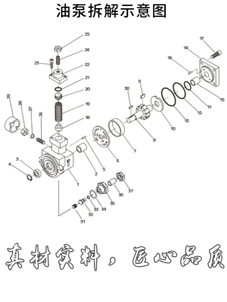 EALY VPE-F20D-10 가변 베펌프 VPE-F40D C B-10 오일 펌프 F30 F15