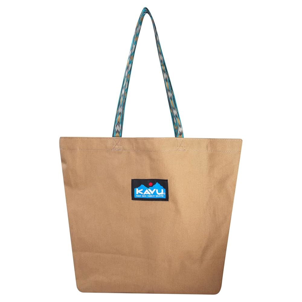 KAVU 전형적인 토트 클래식 숄더 스트랩 캔버스 마켓백 Aquatic One Size - 상품 이미지