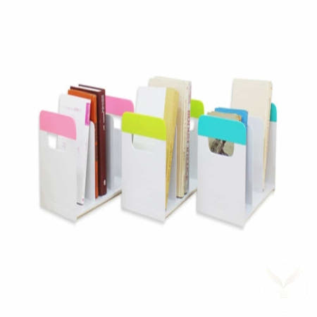 윤우상사OEM JDstore 3단 책꽂이 연두 파티션책장 선반책장 책꽂이책상