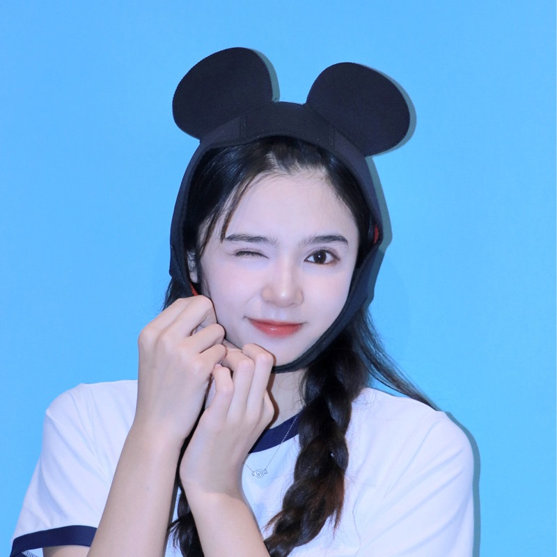 다이빙 스쿠버 잠수복 프리다이빙 헤어밴드 후드 잠수모자 고탄력 네오프렌 소재 깜찍한 - 상세 이미지 4