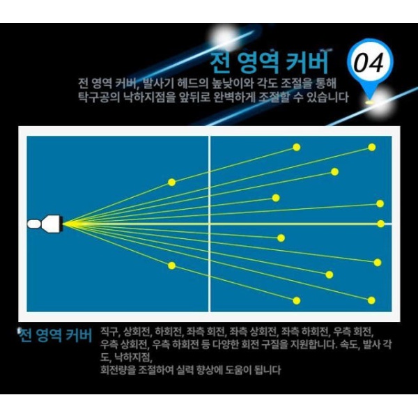최신형 자동 탁구 스윙머신 연습기 실내 훈련 발사기100공 레슨 자동배급기 s102 s102 발사기100공 - 상세 이미지 5