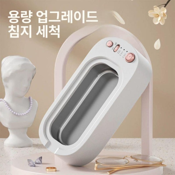 프리미엄 초음파 안경 렌즈 세척기 추천 자동세척기 흰색 흰색 - 상세 이미지 4