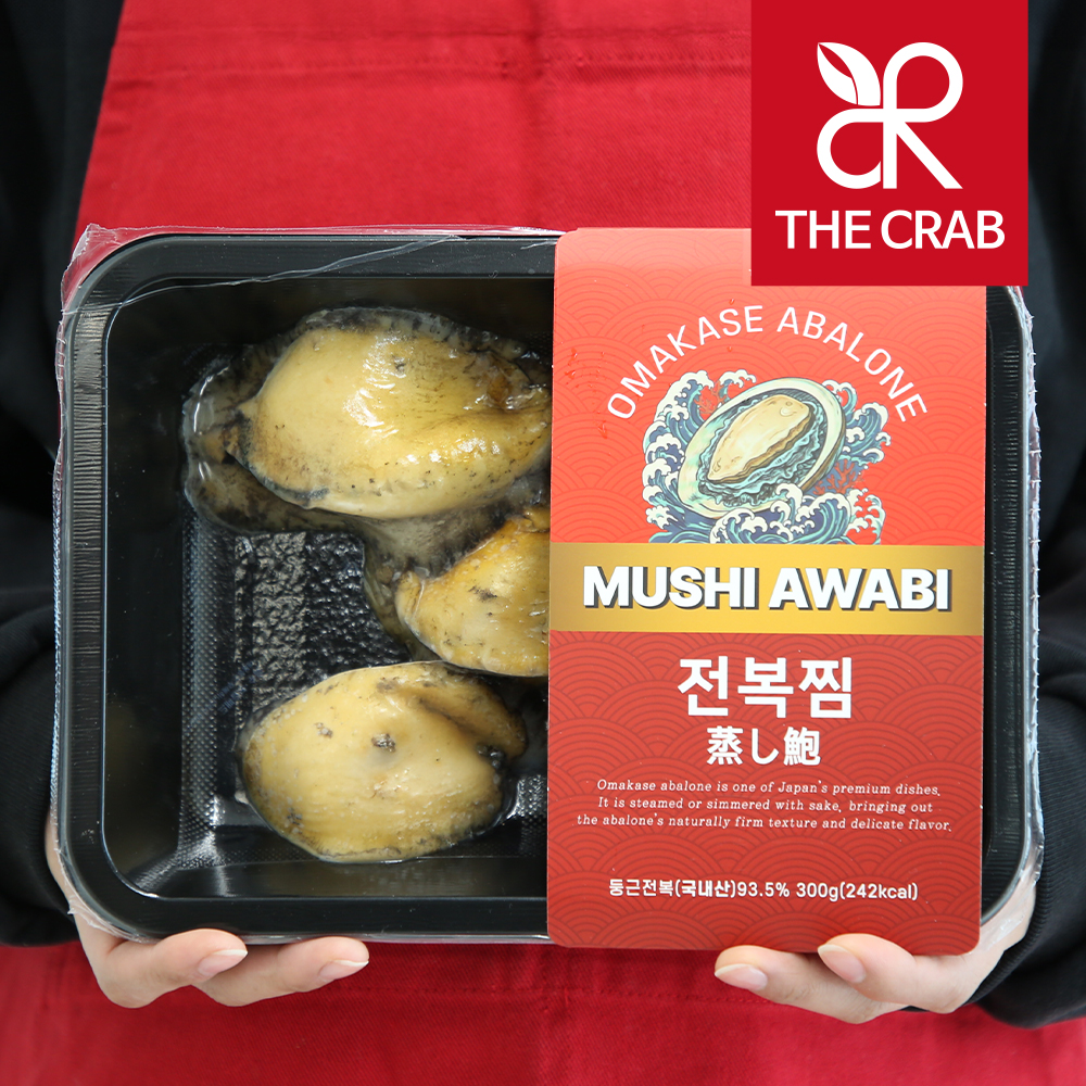 국내산 활전복 전복찜 300g 오마카세 완도 자숙 손질 순살