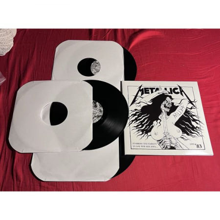 [해외](수입 LP) Metallica Stabbing the Harlot to Pay for Her Sins Live '83 3LP
