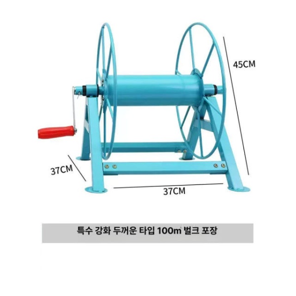 프리미엄 농업 호스릴 보관대 정리대 세차 고압 물호스 A형 두꺼운 100m 벌크-노란색 A형 두꺼운 100m 벌크-노란색 - 상세 이미지 3