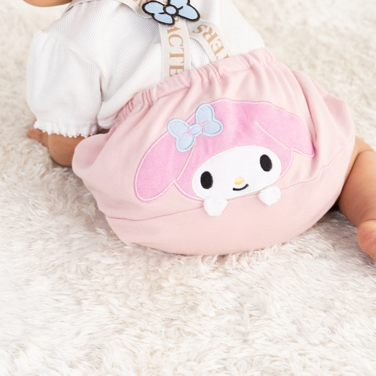 [발주상품] 산리오 마이멜로디 캐릭터 멜빵 호박 바지 블루머 70~80cm - 하카타몰
