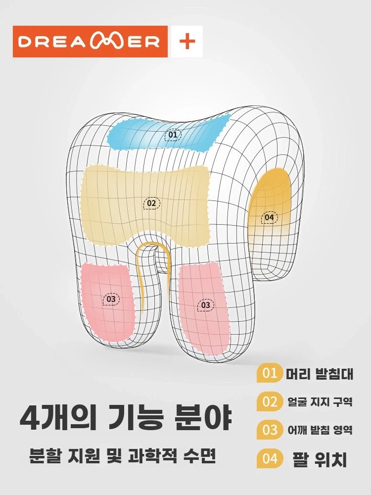 사무실용 헤드레스트 쿠션 의자 A. 업그레이드된 확장 버전 - 낮잠에 최적 스페이스 그레이 - 상세 이미지 4