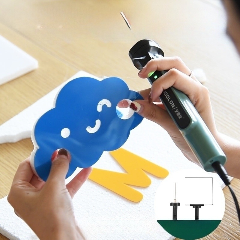 우드락커터기 펜형 열선커터기 U자형 폼보드 스티로폼 정밀 절단 DIY 공예 조각 열선칼 - 상품 이미지