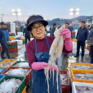 오징어엄마 원양산 냉동 손질오징어 생물 선동 물 생오징어 1kg 맛있게 먹은 솔직 후기 - 상품 이미지 1