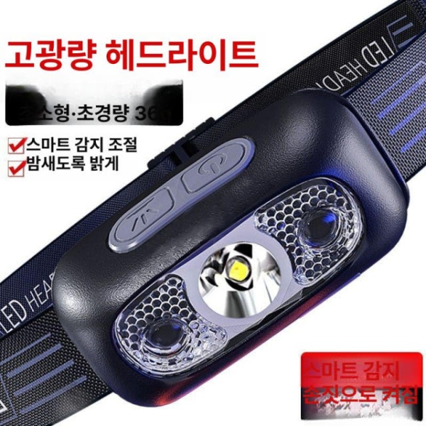 최고성능 강력형 경량 모자 센서 장거리 헤드램프 안전모 초고휘도 독일 강력 80V 무감응 29시간 독일 강력 80V 무감응 29시간 - 상세 이미지 2