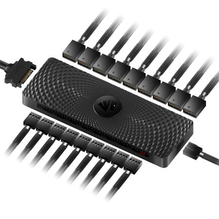 AsiaHorse VE-HUB 2IN1 ARGB/PWM 허브