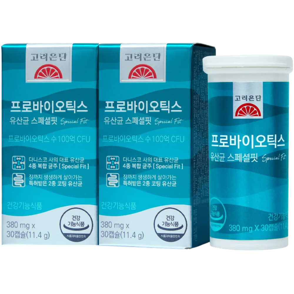 고려은단 프로바이오틱스 스페셜핏 100억 유산균 30정 X 3개 (3개월분) - 상품 이미지