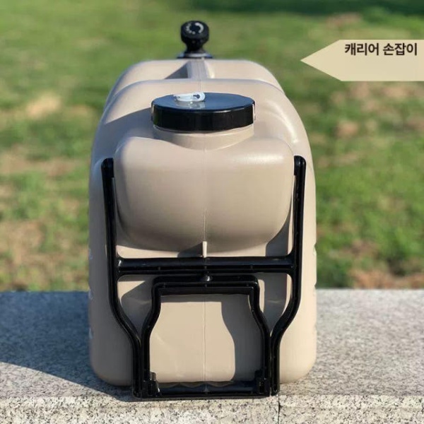프리미엄 캠핑 워터저그 이동식 대용량 물통 야외 물탱크 휴대용 저그 식품 등급 밀크티 컬러 l 풀로드 휠이 달린 버킷 밀크티 컬러 l 풀로드 휠이 달린 버킷 - 상세 이미지 5