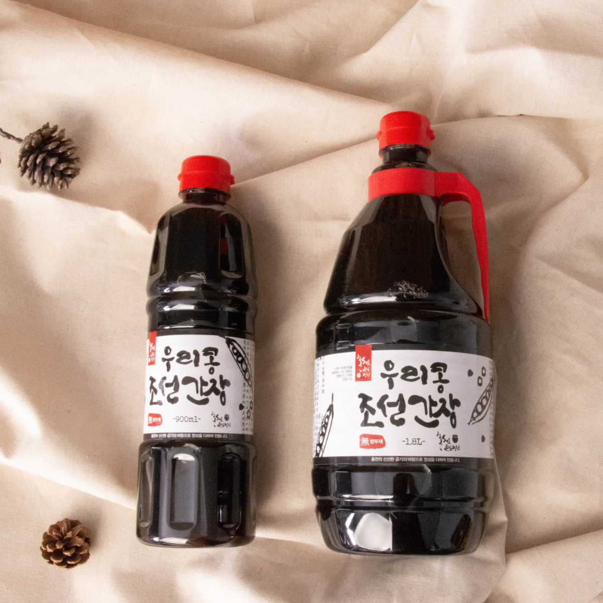 산지한입 국산 우리콩 조선간장 재래식 국간장 900ml, 1개 - 상세 이미지 3