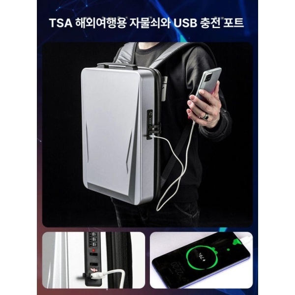 프리미엄 숄더백 노트북가방 블랙 18인치 게이밍 컴퓨터 대형 8003 8003 블랙 - 상세 이미지 2