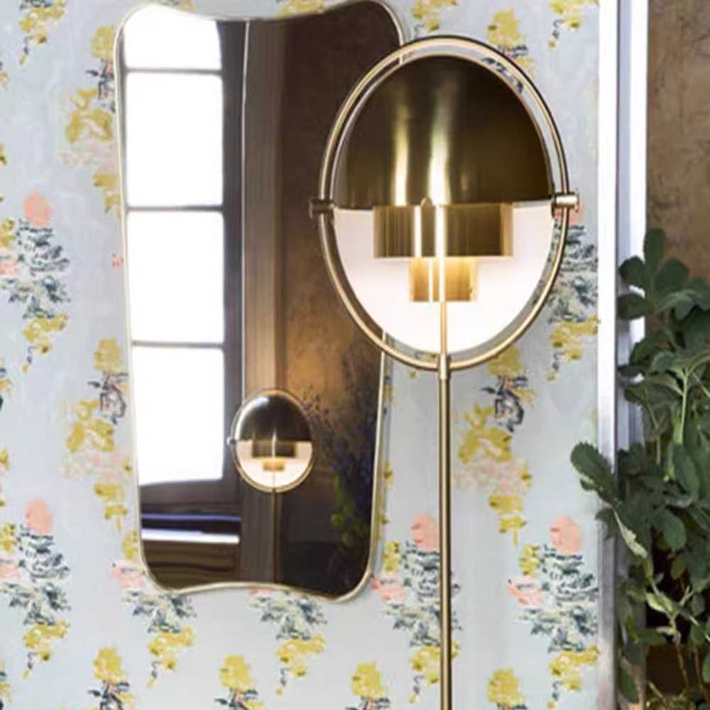 거실 스탠드 메탈 인테리어 침실 모던 헤드 북유럽 테이블 램프 골드 이미지 7