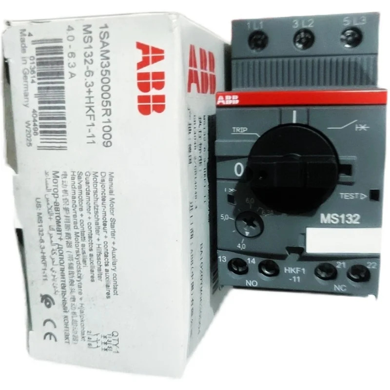 ABB 모터 스타터 MS132-6.3  HKF1-11 4-6.3 A