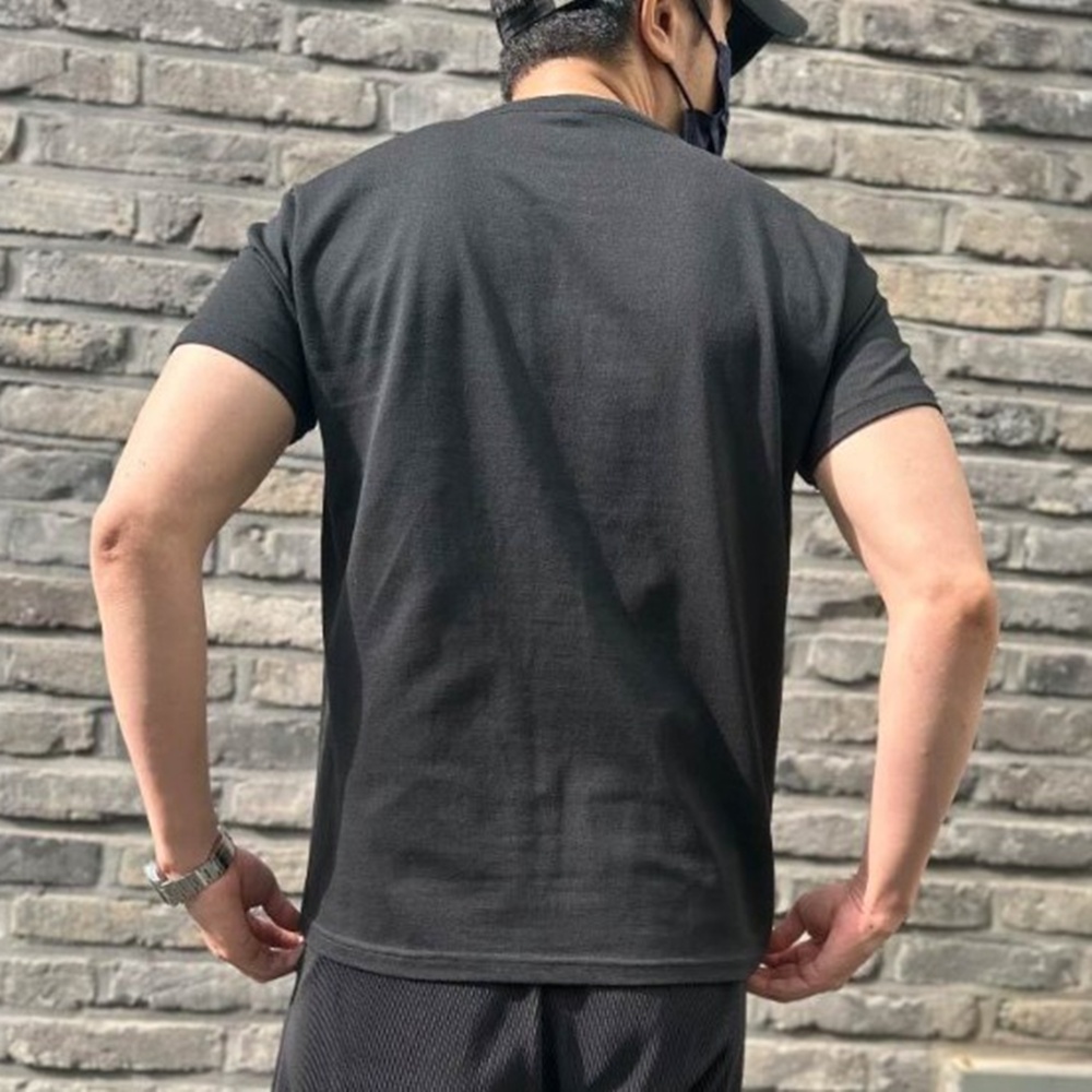 빅사이즈 30수 무지 반팔 티셔츠 이너티 남자 여자 흰티 면티 흰색 검정 박대표마켓 이미지 6