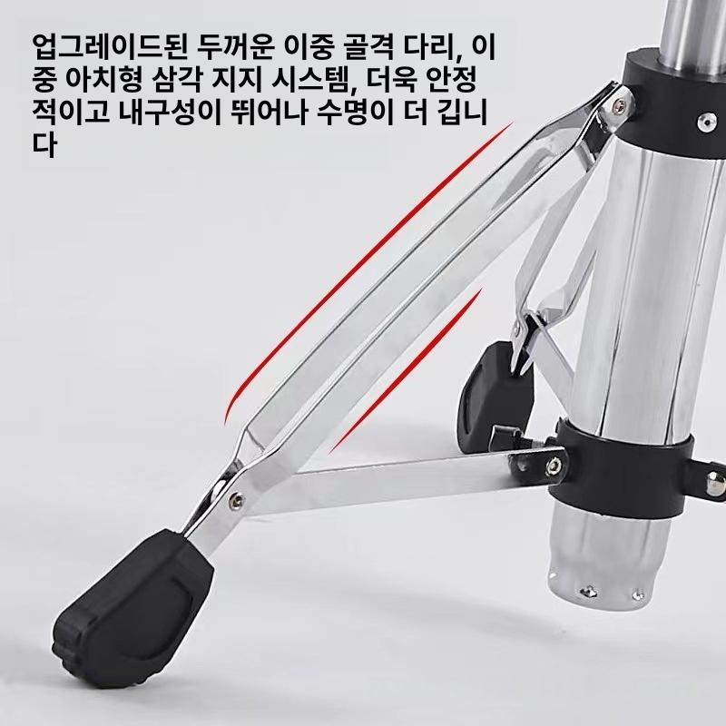 첼로 회전방지 연주용 높이조절 의자 리프트 편안한 스툴 접이식 휴대용 기타 의자 - 상세 이미지 4