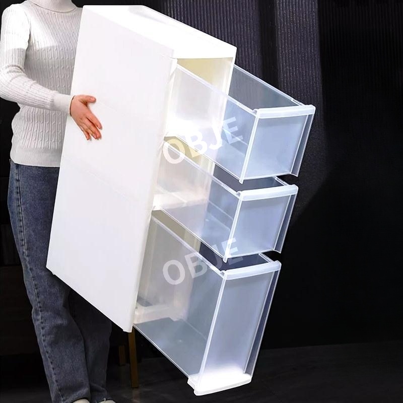 폭좁은 틈새수납장 서랍 다용도 슬림 선반 거실 베란다 이동식 틈새수납장 14cm 16cm - 상세 이미지 4