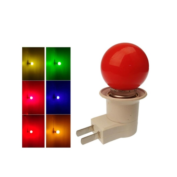 매직 스마트 LED E27 에너지 절약형 포터블 램프 간편 컬러 아이보리색 단일 소켓 1개 회전형 플러그 아이보리색 단일 소켓 1개 회전형 플러그 - 상품 이미지