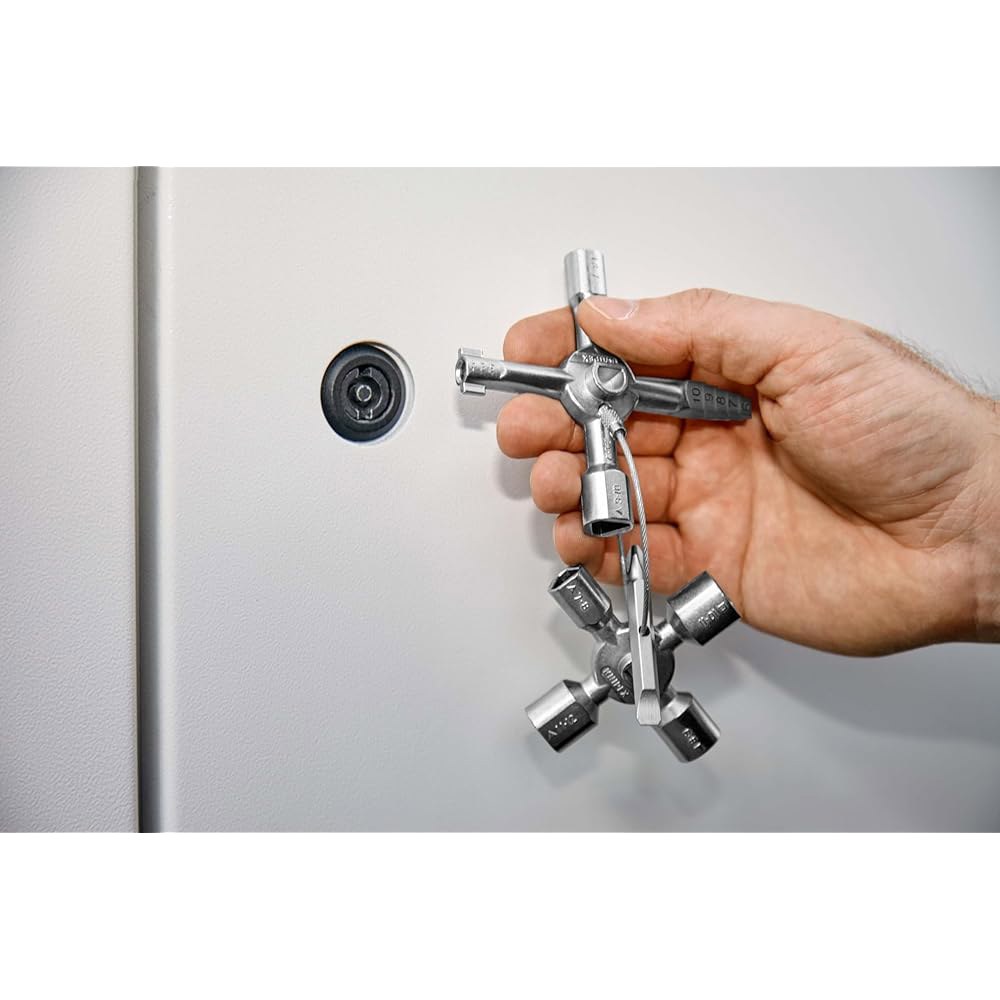 Knipex 00 11 01 TwinKey 창문 차단 - 캐비닛, 및 제어 시스템용 Twin Key-001101 - 상세 이미지 2