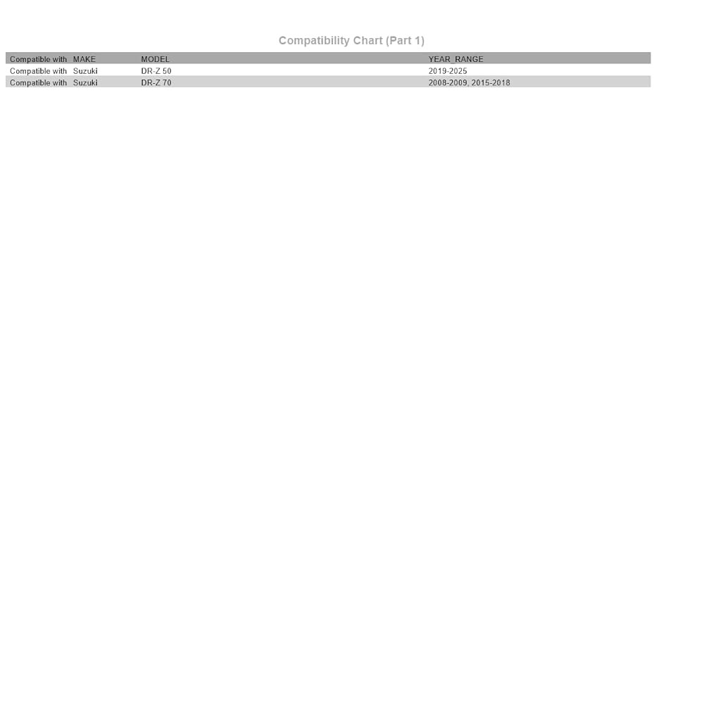스즈키 DR-Z 70 2008-2018 /DR-Z 50 2019-2025와 호환되는 TUSK 브레이크 레버 연마 완료 - 상세 이미지 3