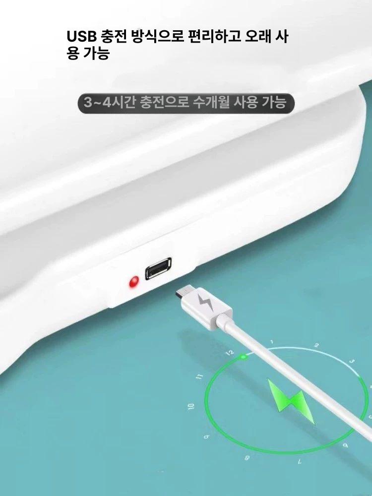 소형 강아지 체중계 충전식 전자저울 고양이 반려동물 화이트 30.0kg 배터리 - 상세 이미지 3
