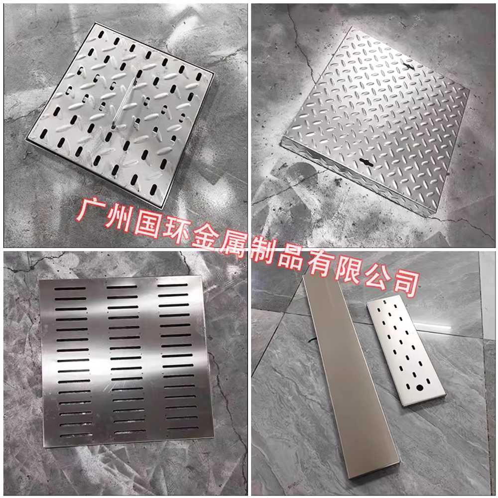 사각 맨홀뚜껑 사각맨뚜 체크판 그레이팅 철판 우물 60cm - 상세 이미지 2