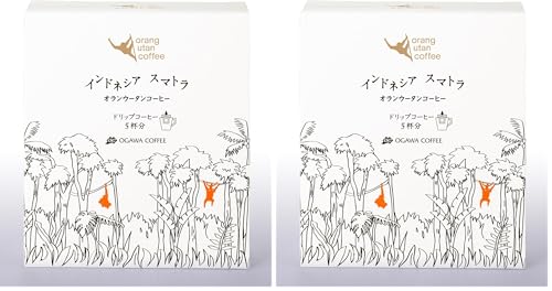 오가와커피 인도네시아 수마트라 오랑우탄커피 드립커피 40g X 2개