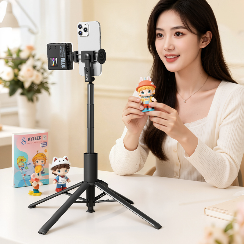 울란지 MT-86 클립형 스마트폰 거치 블루투스 리모컨 사각지지 오토 팝업 셀카봉 삼각대 - 상세 이미지 4