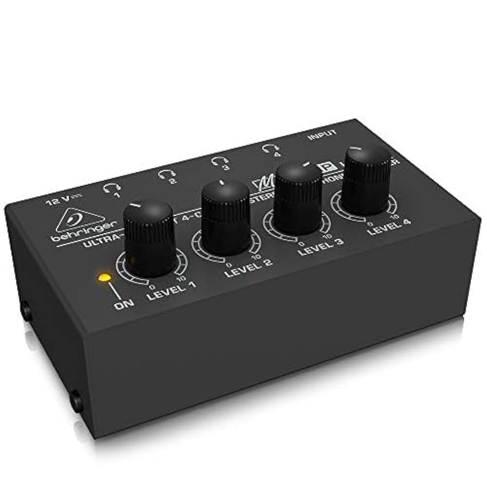 베링거 마이크로앰프 HA400 초소형 4채널 스테레오 헤드폰 앰프 Headphone Amp - 상세 이미지 2