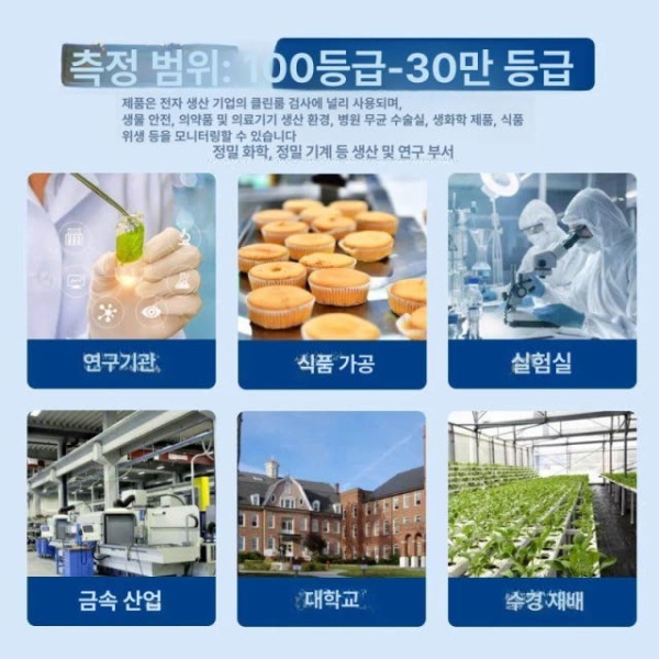초정밀 휴대용 레이저 입자 계수기 Y09 3016 핸드헬드 미세먼지 측정기 공기질 Y09-3016 먼지 예약금 Y09-3016 먼지 입자 계수기 예약금 - 상세 이미지 5