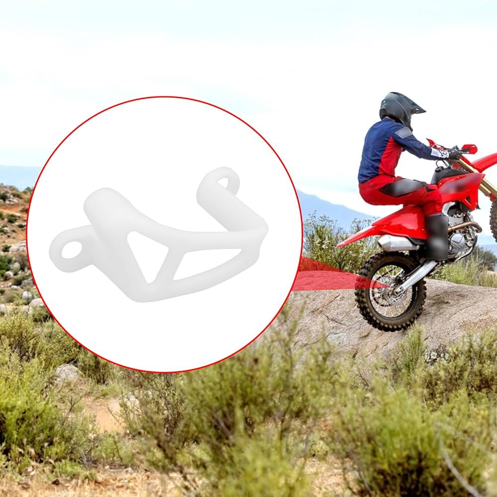 Be In Your Mind 후방 브레이크 캘 가드 커버 Honda CR125R CRF250R CRF150R CRF450R CRF250X와 호환되는 흰색 플라스틱 프로텍터 실드 - 상세 이미지 3