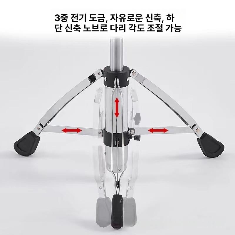 첼로 회전방지 연주용 높이조절 의자 리프트 편안한 스툴 접이식 휴대용 기타 의자 - 상세 이미지 3