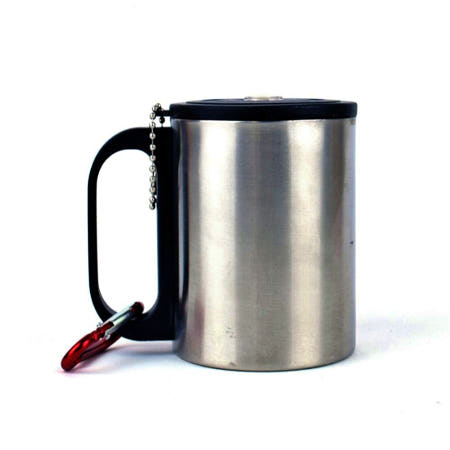 픽봄 보온보냉 나침반 등산컵 200ml 등산용머그컵 캠핑머그컵 낚시용컵