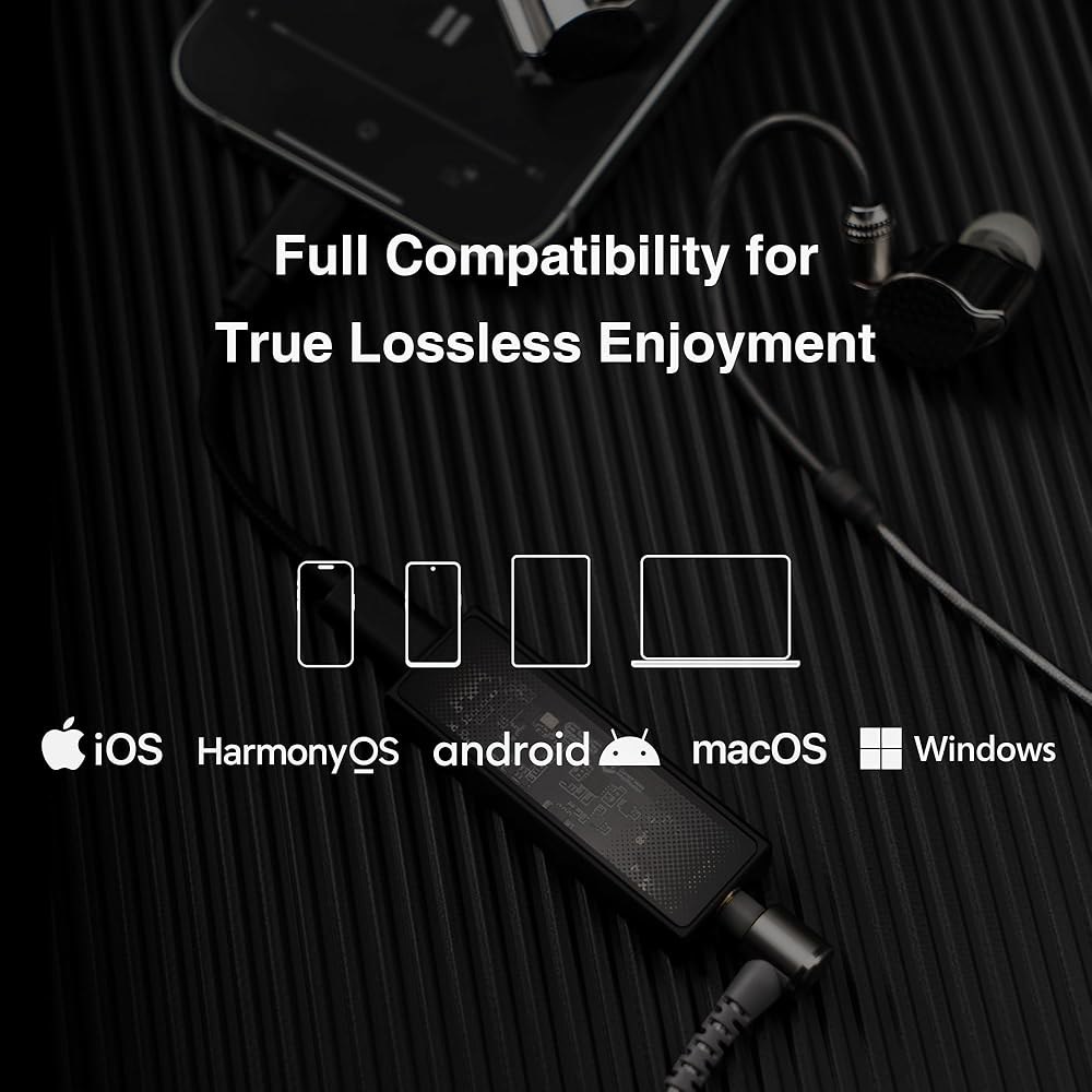 Questyle M12i HiFi 헤드폰 앰프 [MFi 인증] 휴대용 USB DAC 무손실 미니 오디오 앰프, 3.5mm 스마트폰 /PC /노트북용 고해상도 PCM 768kHz - 상세 이미지 3