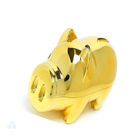 알리바니협력사 알리바니스토어 경품상품 학교행사판촉물 골드 돼지저금통 중