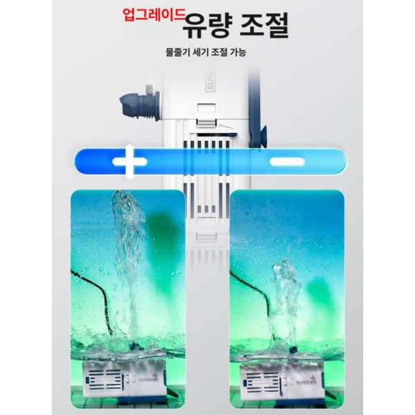 초소형 스마트 수족관 필터 시스템 물 정화 내장 미니어항 조용한 산소 펌프 업그레이드 아크릴 [센센·야오란] 유량 조절형 6W 4-in-1 [센센·야오란] 유량 조절 가능 3W 4 - 상세 이미지 3