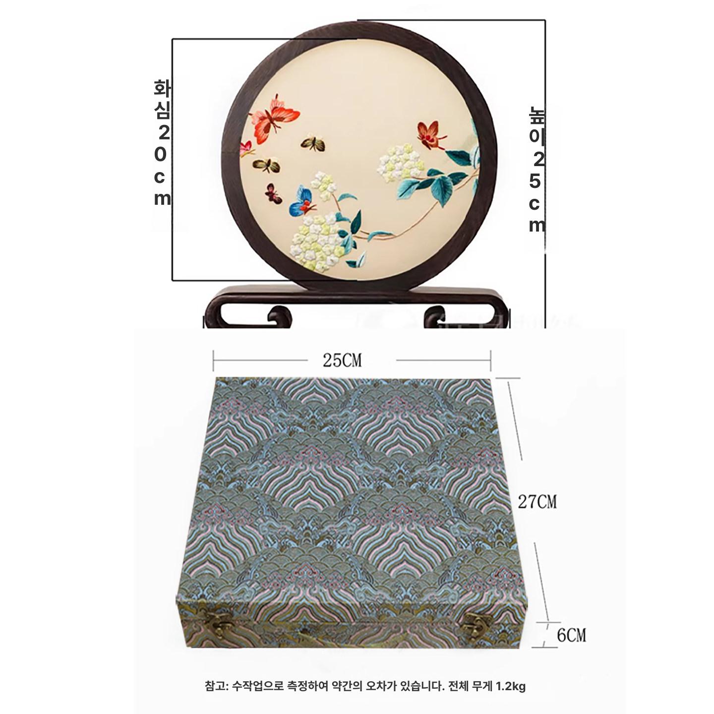 공예 자수 양면 장식품 악세사리 데스크 테이블 인형 장식 수공예 레이스 리본 기념 트림 - 상세 이미지 2
