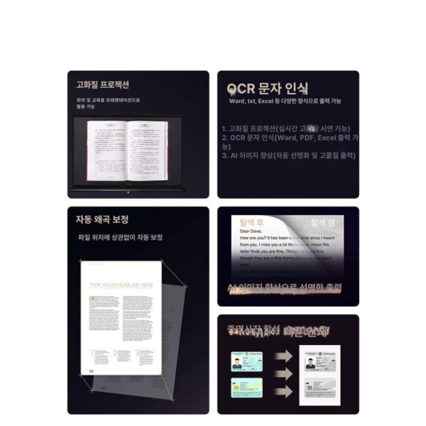 최신 고화질 디지털필름 스캔기계 필름 사진 스캐너 양면 A4 1800W 소프트 바닥 가성비 A4 1400W 소프트 바닥 - 상세 이미지 3