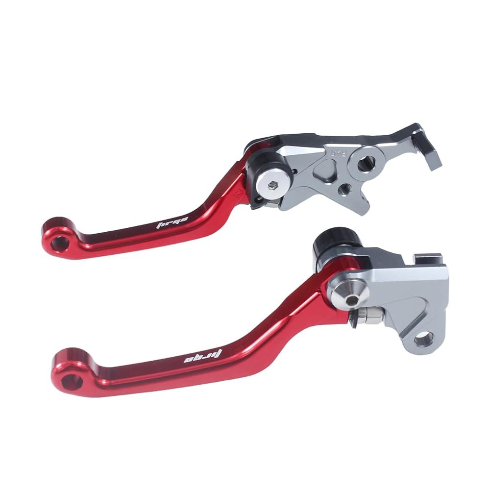TIRGE 모터사이클 CNC 접이식 피벗 마스터 실린더 클러치 레버 핸들 TRX400 EX 99-08 (TRX400EX 1999-2008) 1 TTR110 2015-2025 RED - 상세 이미지 2
