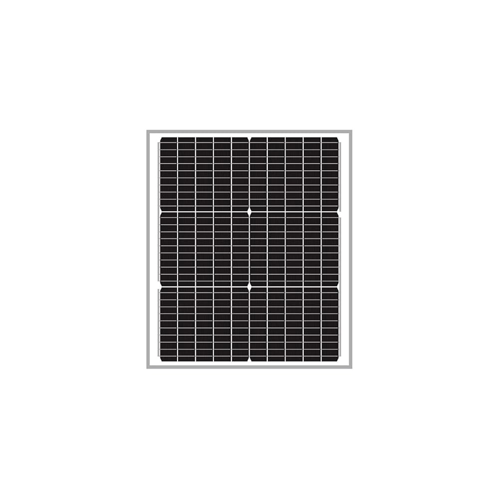 Newpowa 50W 10BB 모노 태양열 보트, 50와트 포함 오프 패널 0.9m(3피트) 그리드 단결정 모듈, 커넥터 홈 RV, 시스템용 1 50W Square - 상품 이미지