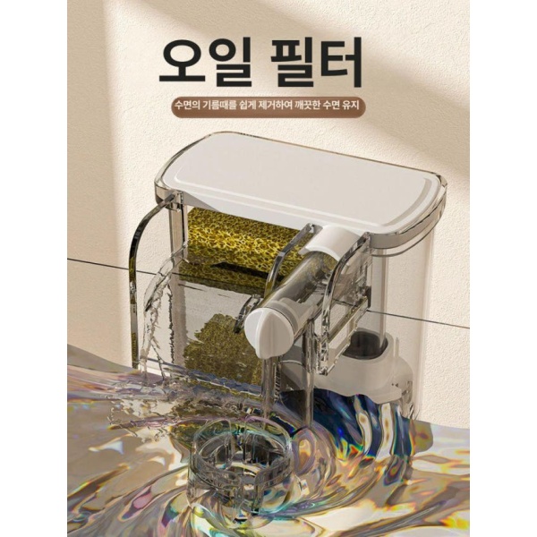 프리미엄 초박형 소음 없는 저소음 필터 폭포 수조 물 정수 순환기 USB 플러그 TEF-250 대형 B C 시리즈 정품 교체 판 - 상세 이미지 3