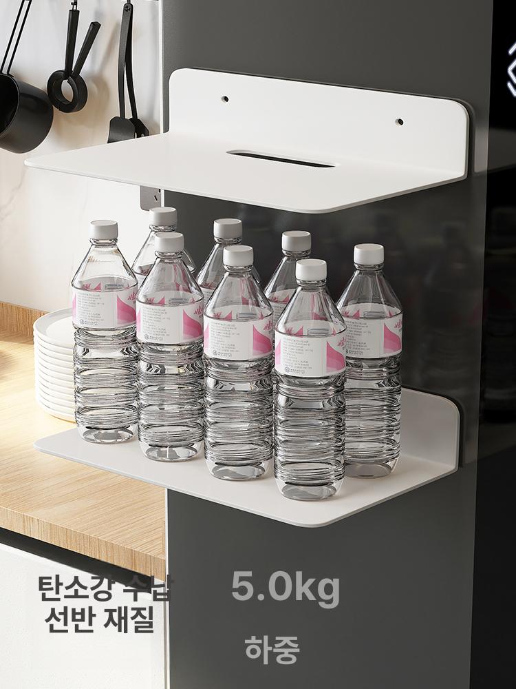 주방냉장고선반 자석선반 수납 주방선반 행주걸이 사이드 틈새 키친타올걸이 홀더 무타공 - 상세 이미지 4