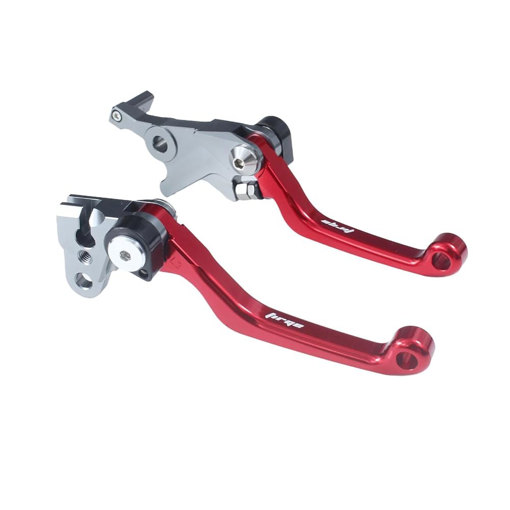 TIRGE 모터사이클 CNC 접이식 피벗 마스터 실린더 클러치 레버 핸들 TRX400 EX 99-08 (TRX400EX 1999-2008) 1 TTR110 2015-2025 RED - 상품 이미지
